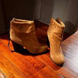 Jeffery Campbell suede mod boots